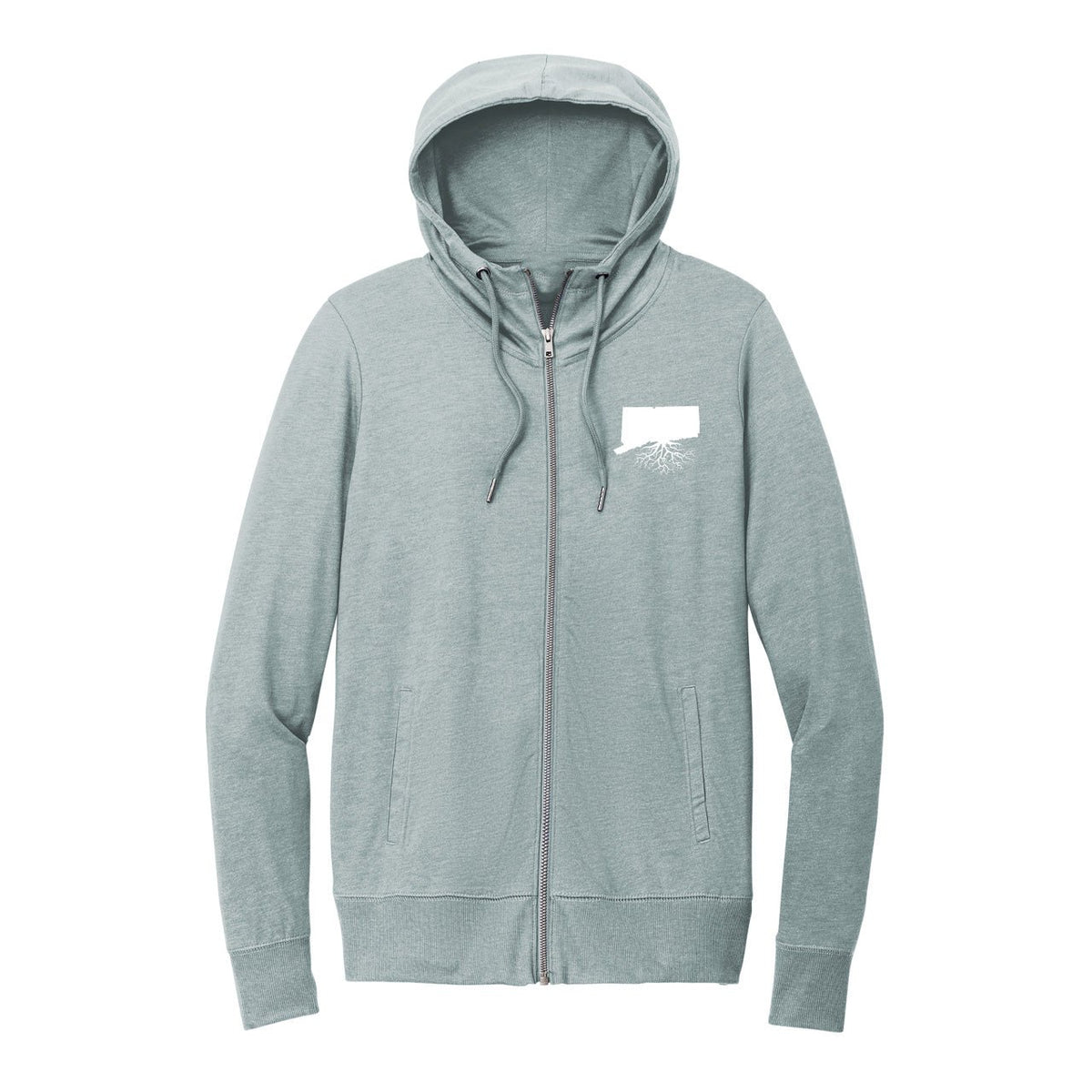 [MSCHF]SHIRRING HOODED JERSEY TOP_GREY★NEW Premium Zipper Hoodie | ZuniSportswear