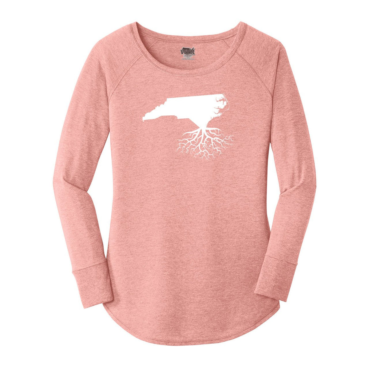 North Carolina Women's Long Sleeve Tunic Tee WYR