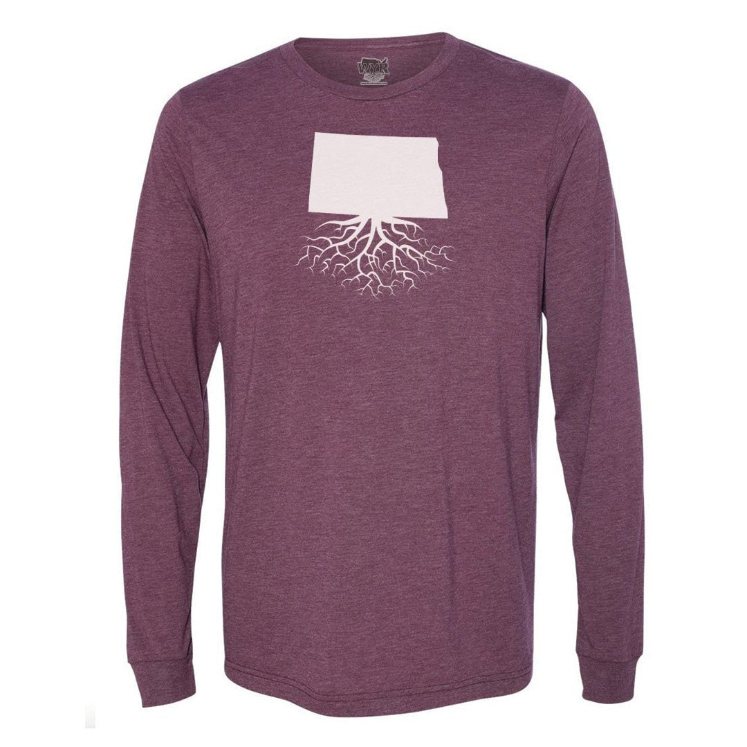 North Dakota Long Sleeve Crewneck Tee - WYR