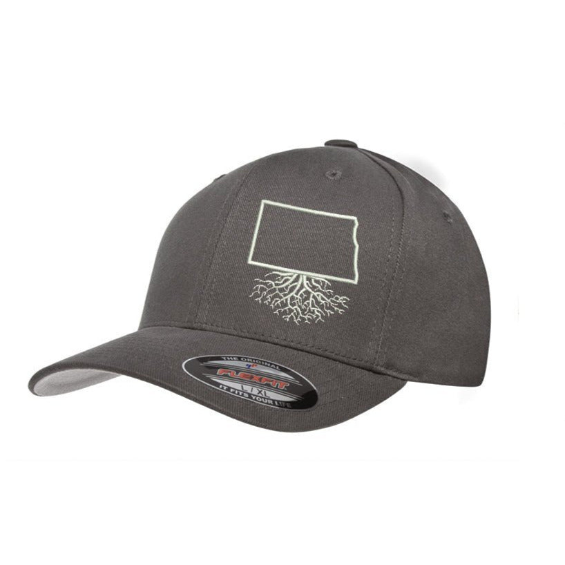 North Dakota Roots Structured Flexfit Hat - Hats