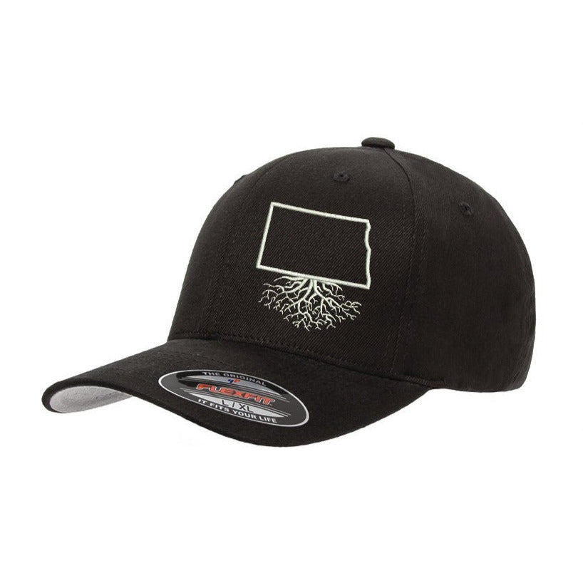 North Dakota Roots Structured Flexfit Hat - Hats