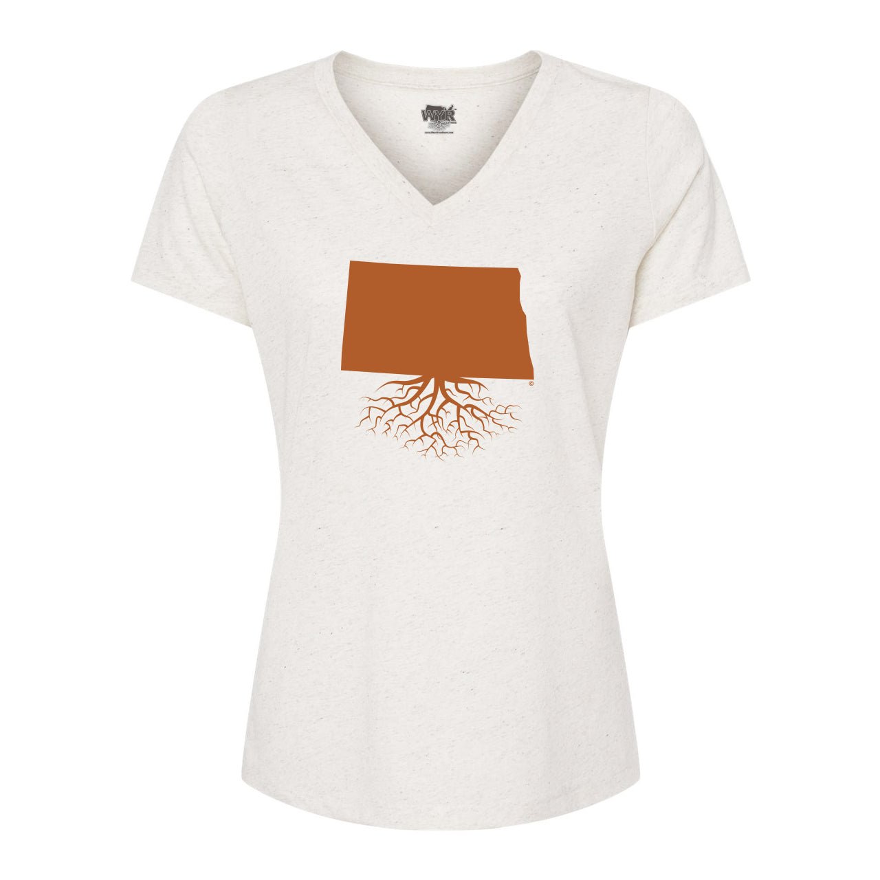 North Dakota Women's V-Neck Tee - WYR