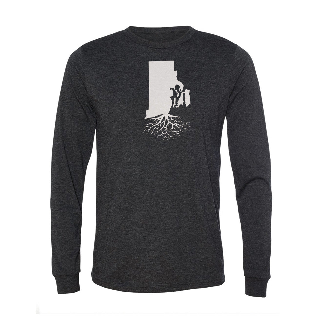 Rhode Island Long Sleeve Crewneck Tee - WYR