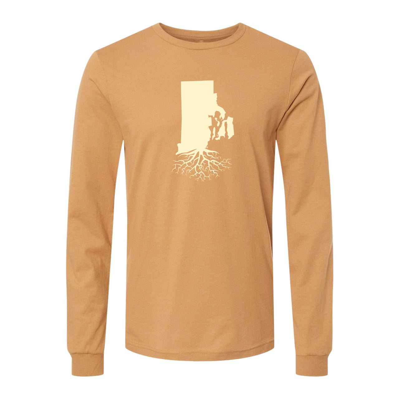 Rhode Island Long Sleeve Crewneck Tee - WYR