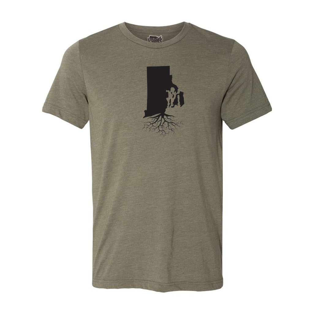 Rhode Island Men's Crewneck Tee - WYR