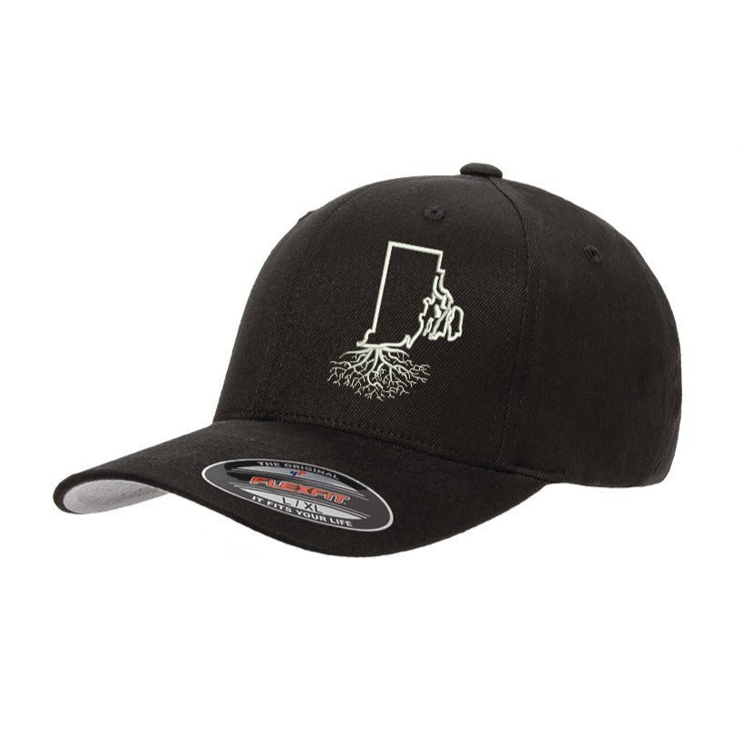 Rhode Island Roots Structured Flexfit Hat - Hats