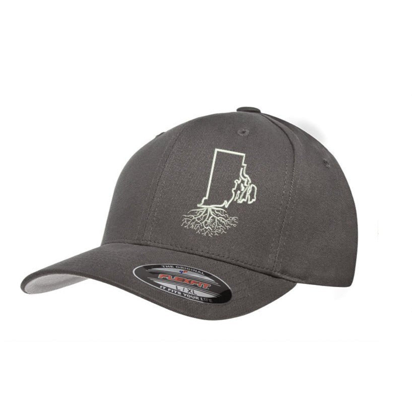 Rhode Island Roots Structured Flexfit Hat - Hats