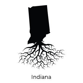 Indiana State Roots Apparel | WYR Clothing