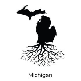 Michigan State Roots Apparel | WYR Clothing