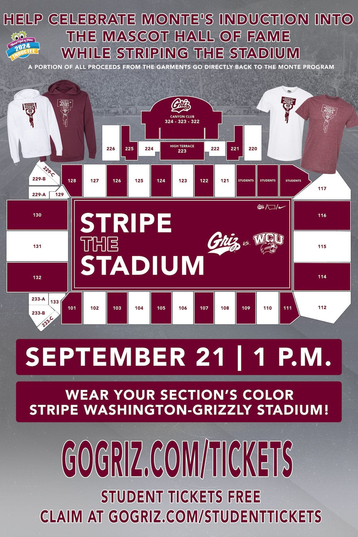 Monte Stripe the Stadium Tee - WYR