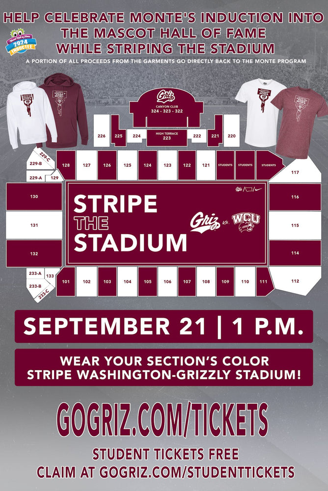 
                  
                    Monte Stripe the Stadium Tee - WYR
                  
                