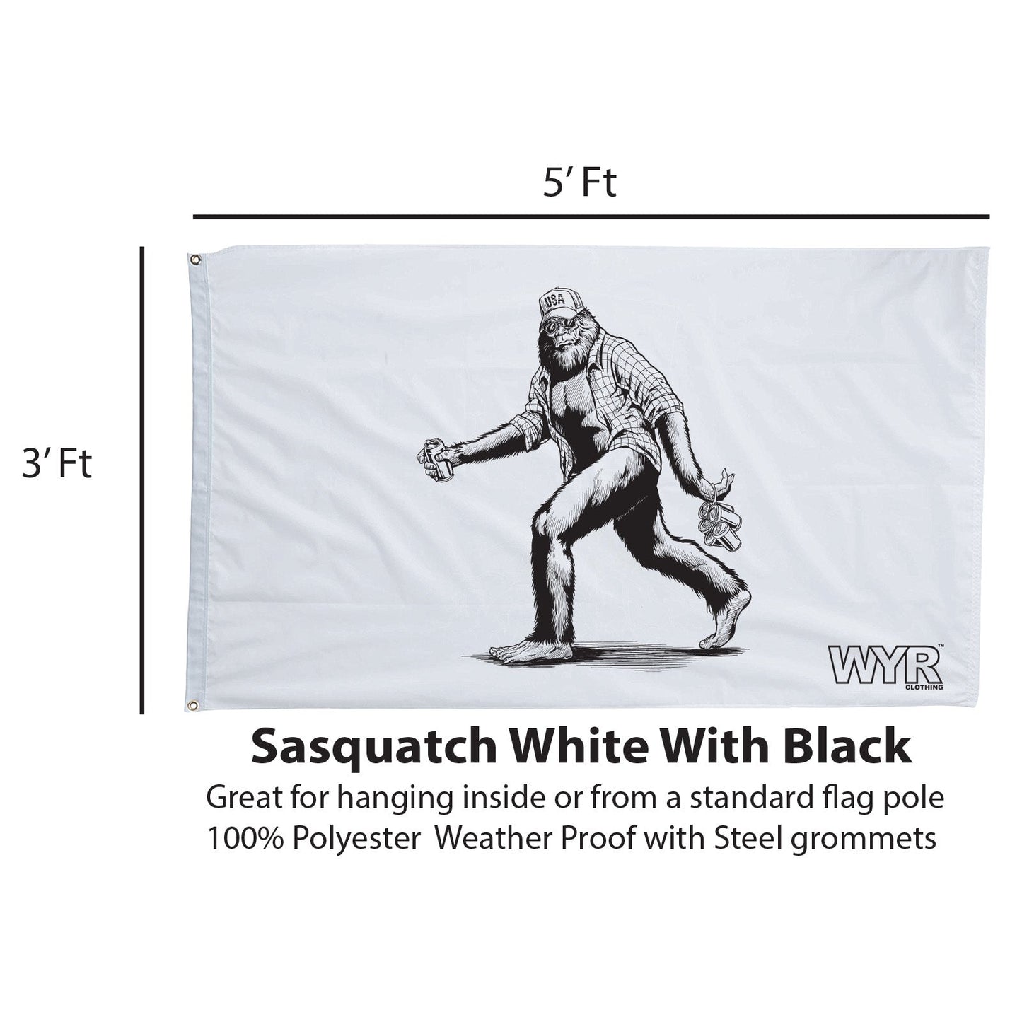 
                  
                    Sasquatch Flag - WYR
                  
                