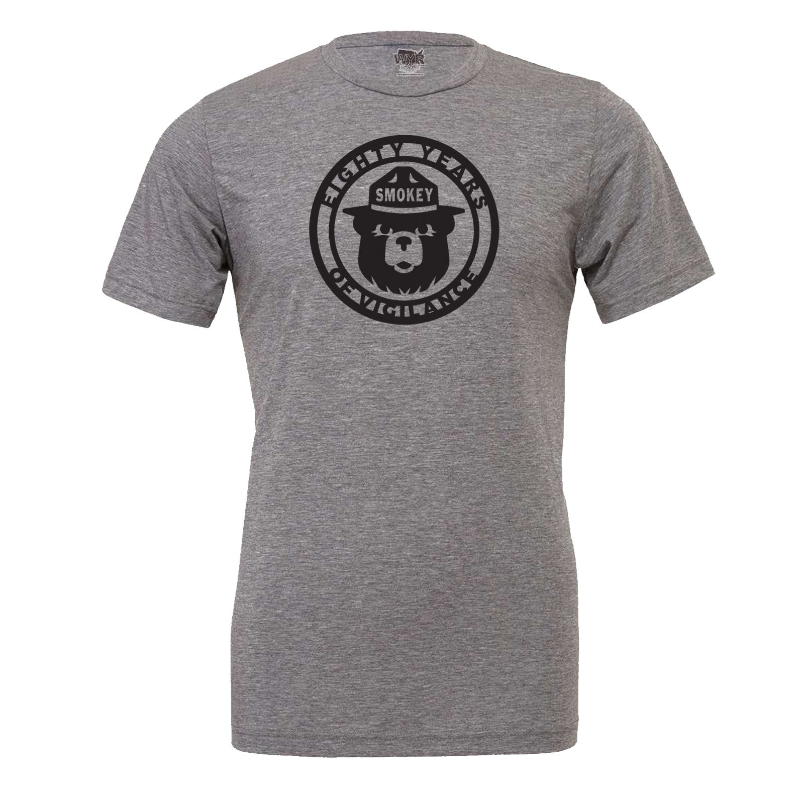 Smokey Bear 80 Years of Vigilance Crewneck Tee - WYR