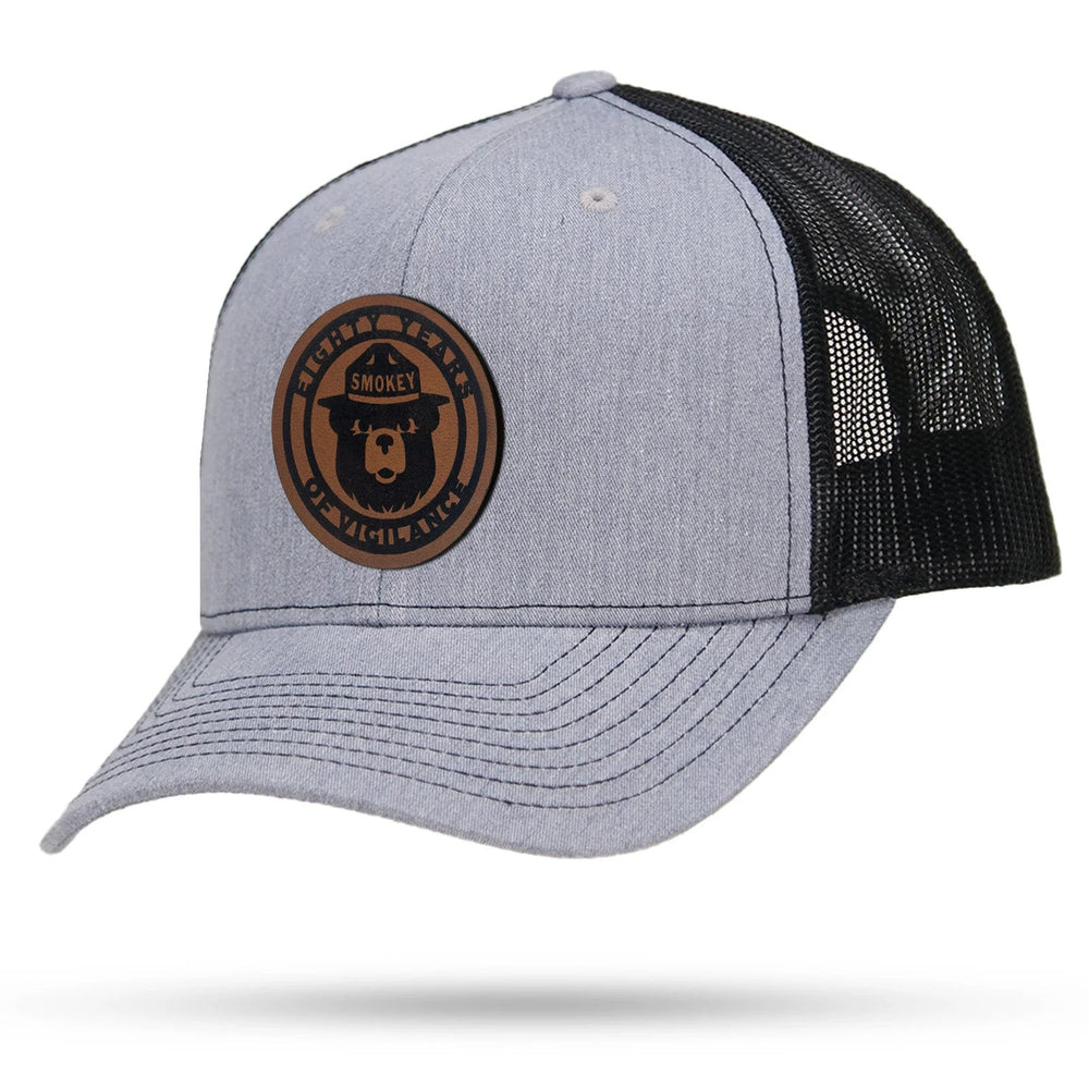 Smokey Bear 80 Years of Vigilance Trucker Snapback Hat - WYR