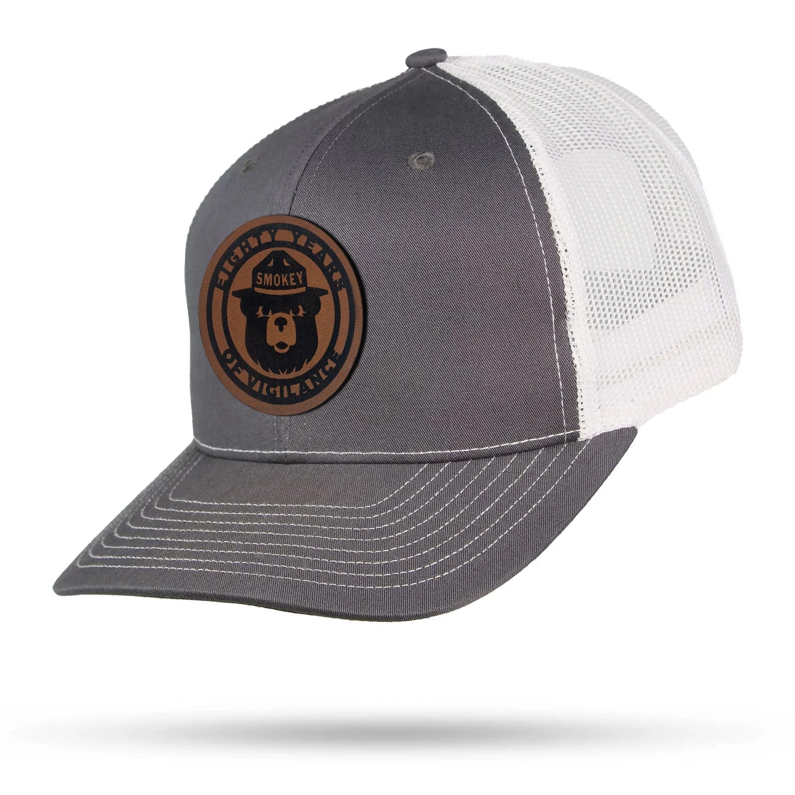 Smokey Bear 80 Years of Vigilance Trucker Snapback Hat - WYR