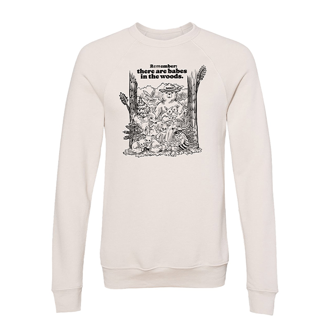 Smokey Bear Babes Crewneck Sweatshirt (Unisex) - WYR
