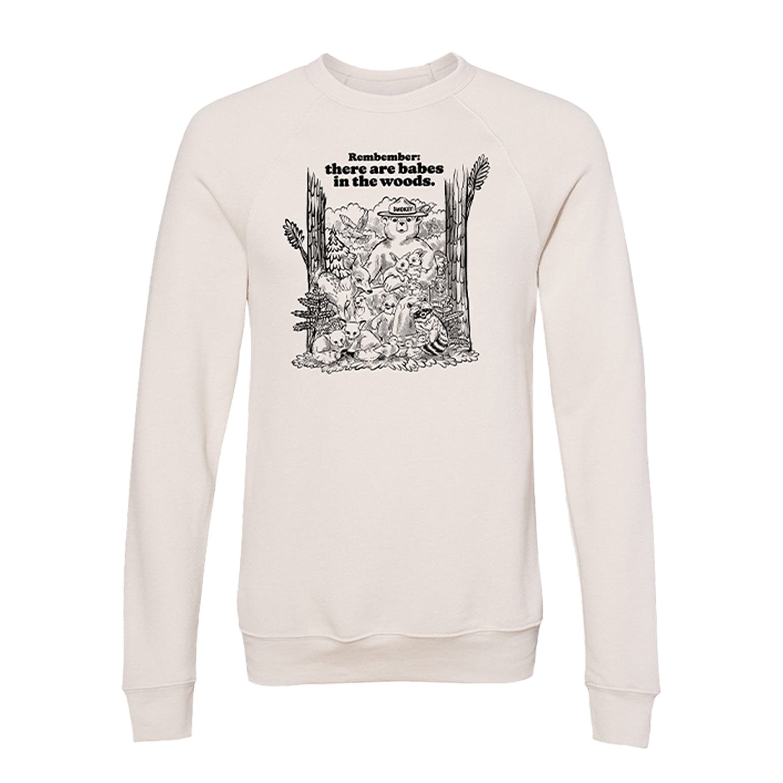 Smokey Bear Forest Friends Crewneck Sweatshirt - WYR