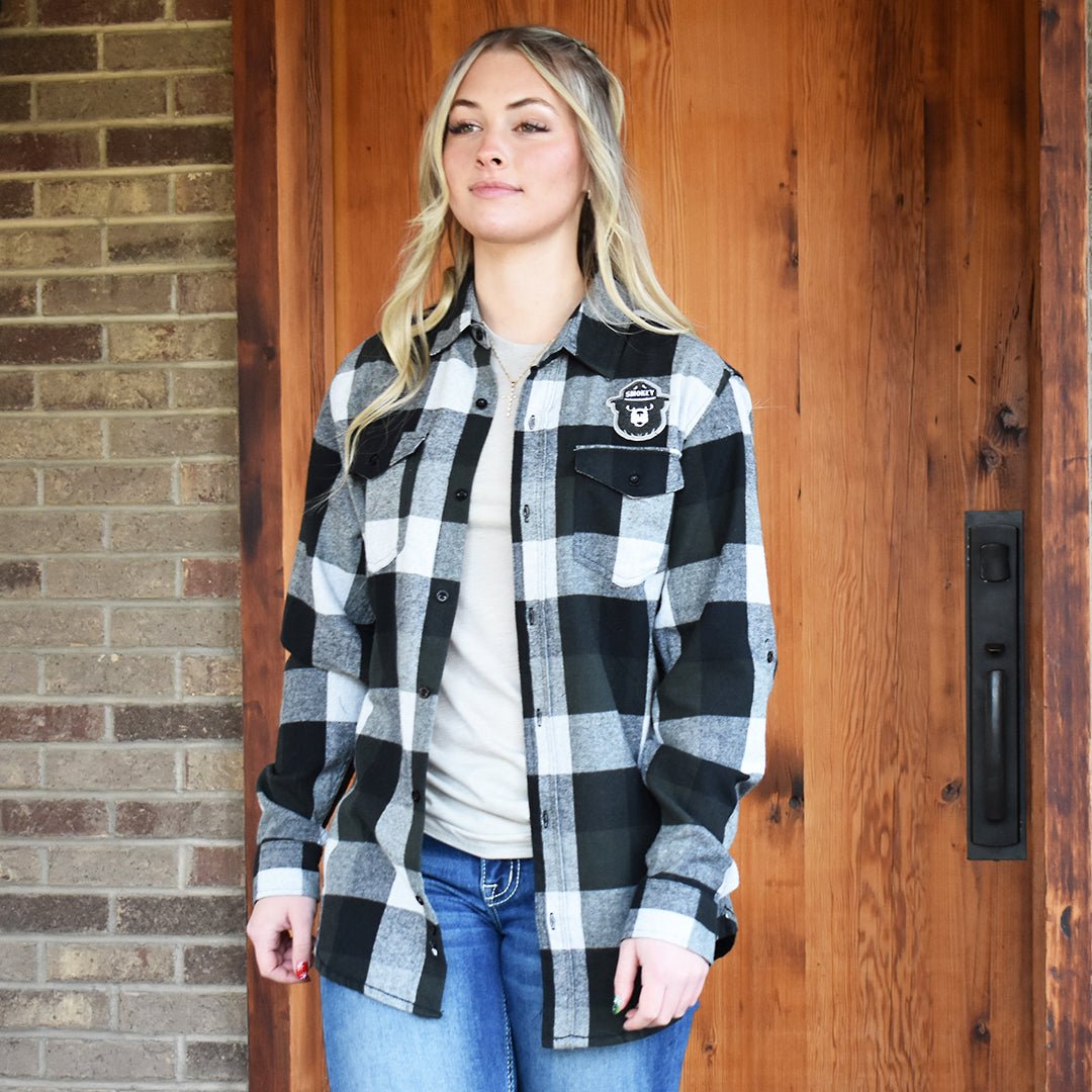 Smokey Bear Patch Flannel (Unisex) - WYR