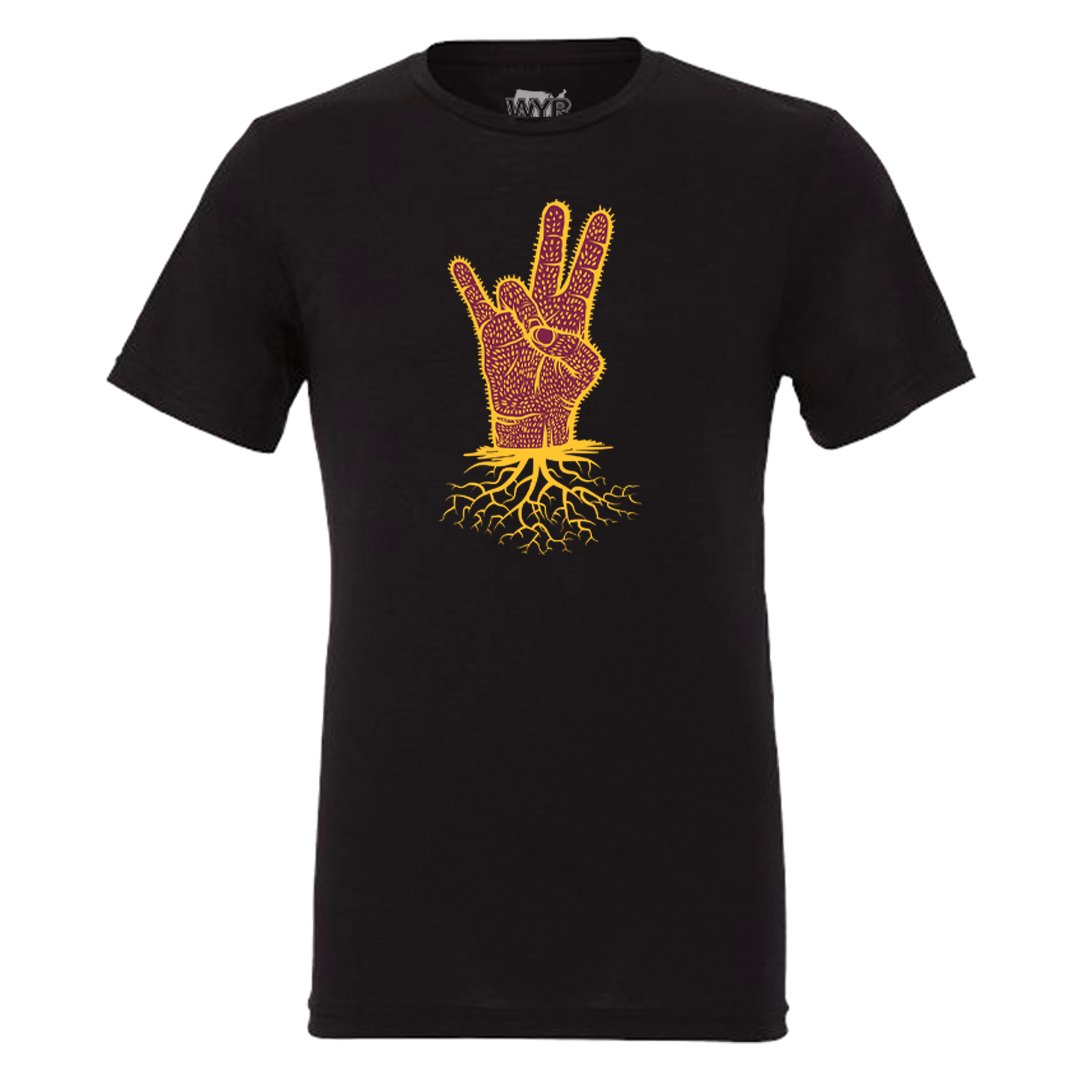
                  
                    ASU Cactus Hand T-Shirt - WYR
                  
                