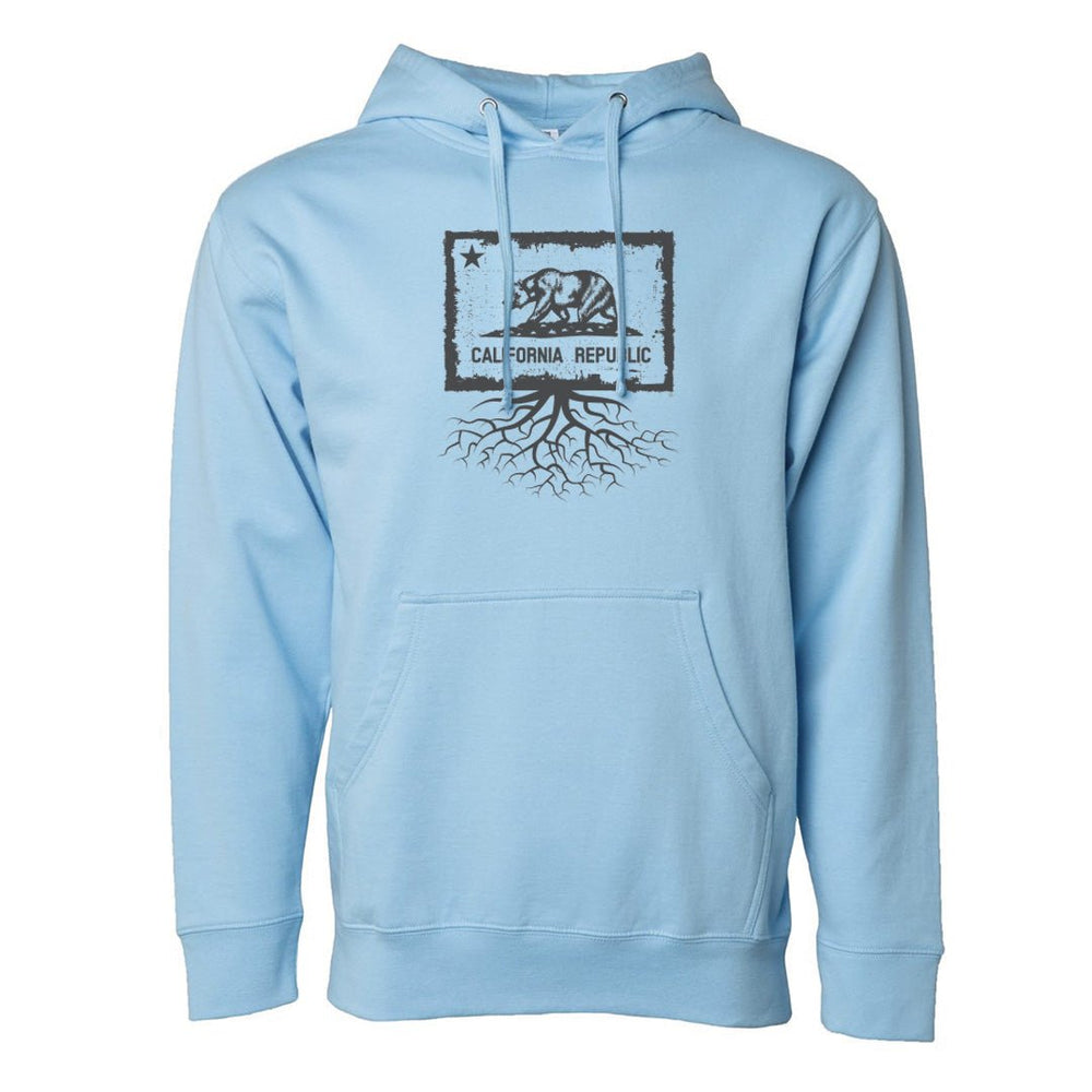 California Flag Mid-Weight Pullover Hoodie - Shirts & Tops