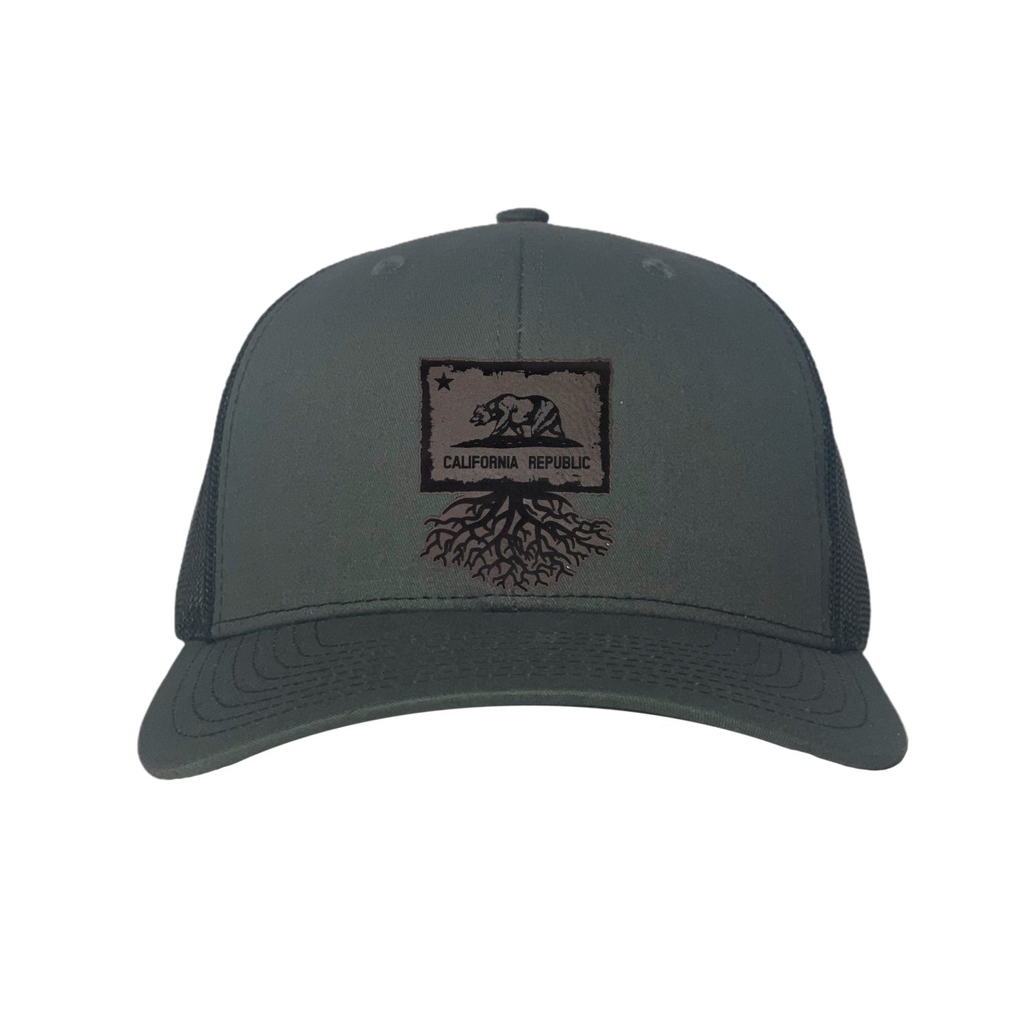 California Flag Roots Patch Trucker - Hats