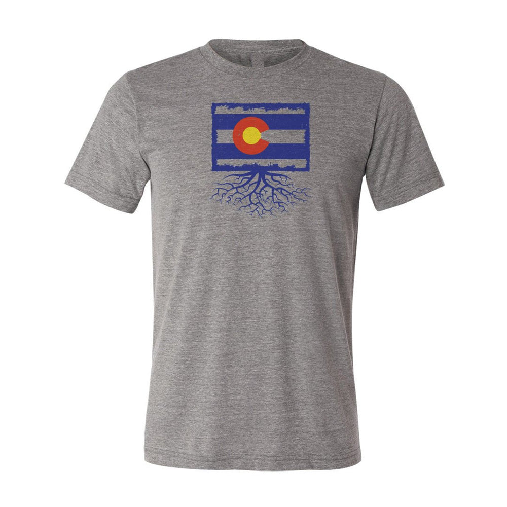 Colorado Men's Full Color Flag Crewneck Tee - T Shirts
