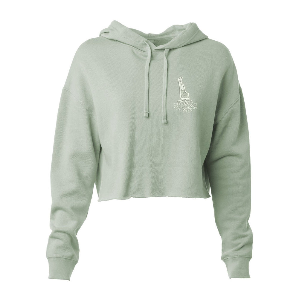 Delaware Roots Crop Hoodie - WYR