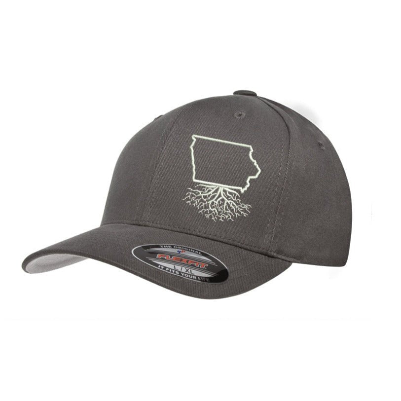 Iowa Roots Structured Flexfit Hat - Hats
