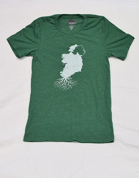 Ireland Roots | Men's Tri-Blend Crew - T Shirts