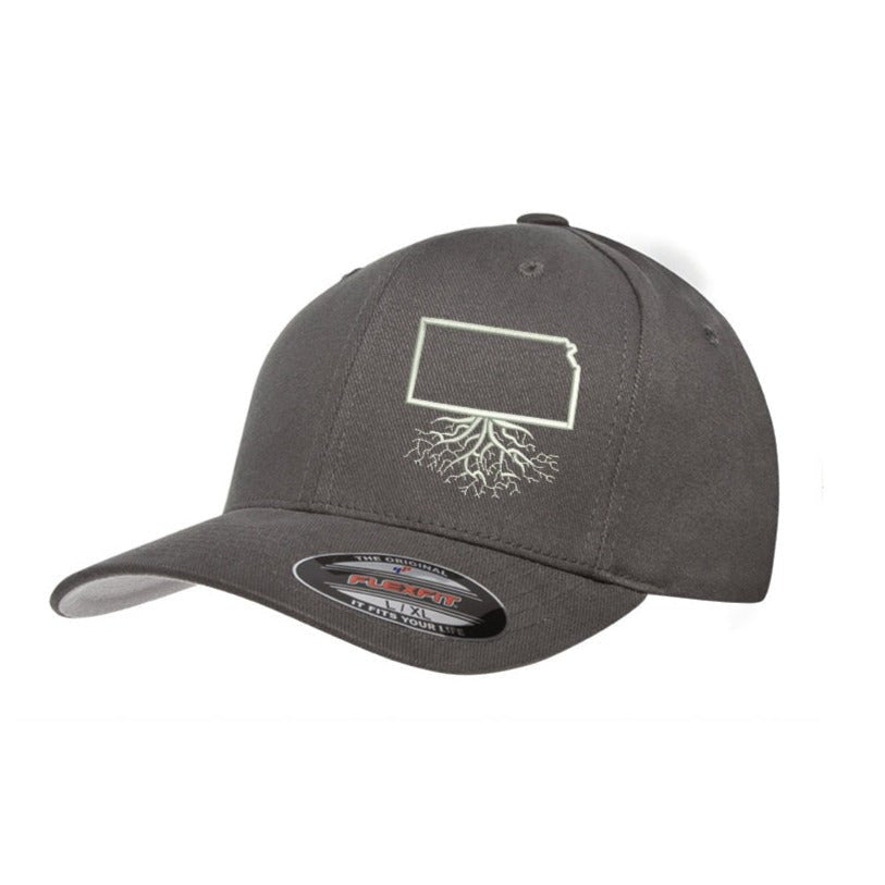 
                  
                    Kansas Roots Structured Flexfit Hat - Hats
                  
                