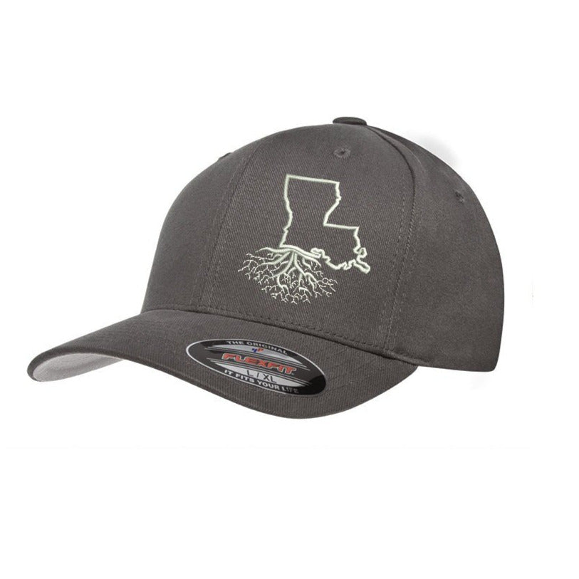 Louisiana Roots Structured Flexfit Hat - Hats