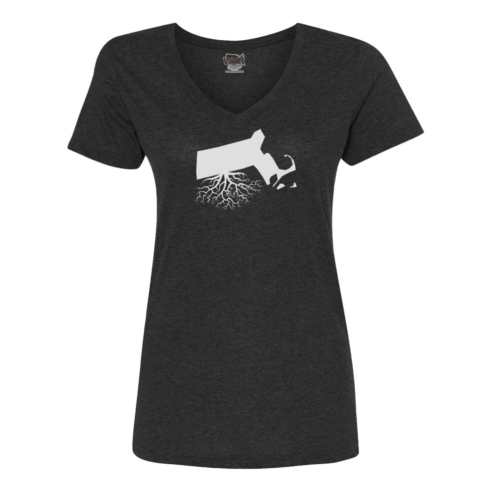 
                  
                    Massachusetts Women's V-Neck Tee - T Shirts
                  
                