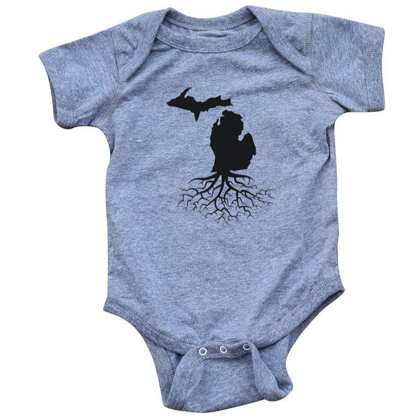 
                  
                    Michigan Lil' Roots Onesie - Youth
                  
                