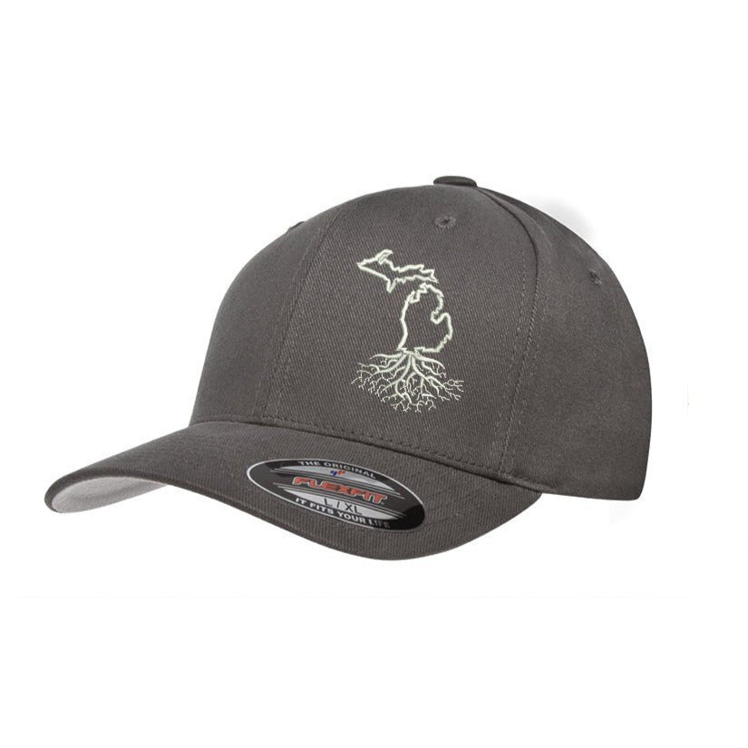 Michigan Roots Structured Flexfit Hat - Hats