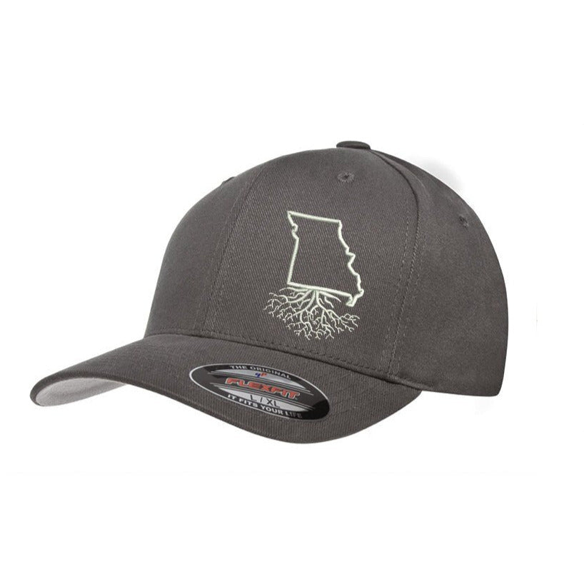 Missouri Roots Structured Flexfit Hat - Hats