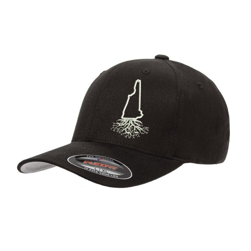 New Hampshire Roots Structured Flexfit Hat - Hats