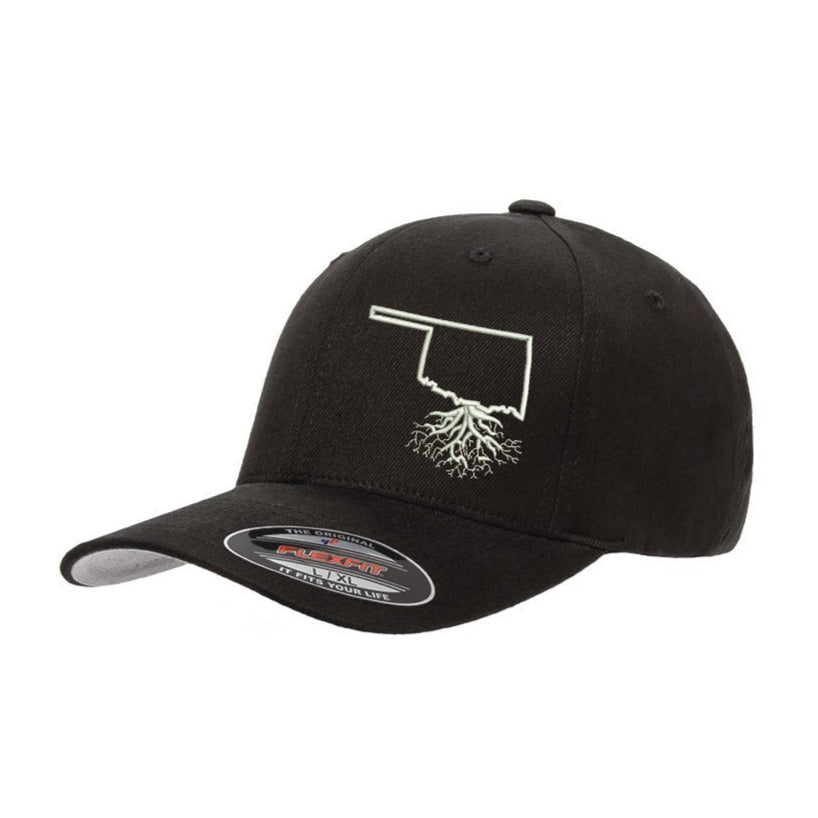 Oklahoma Roots Structured Flexfit Hat - Hats