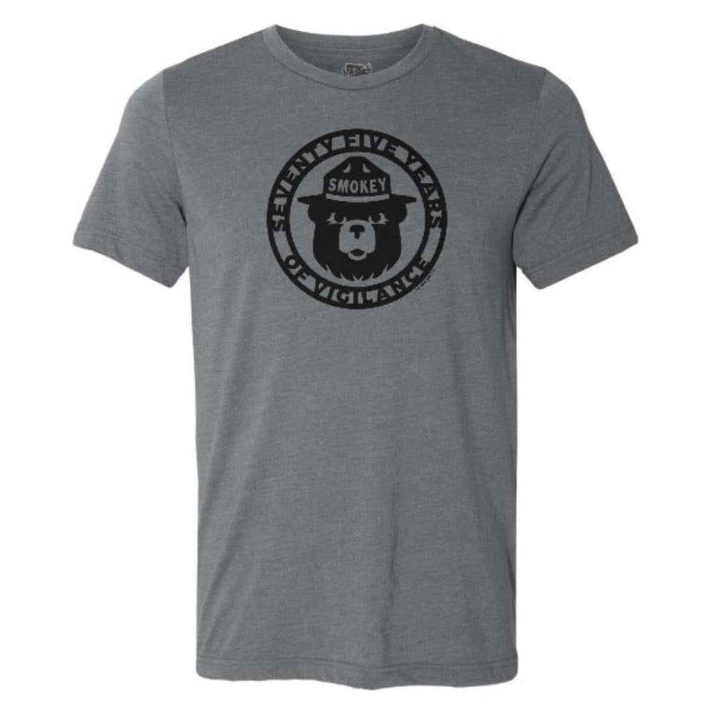 
                  
                    Smokey Bear 75 Years of Vigilance Crewneck Tee Grey - T Shirts
                  
                