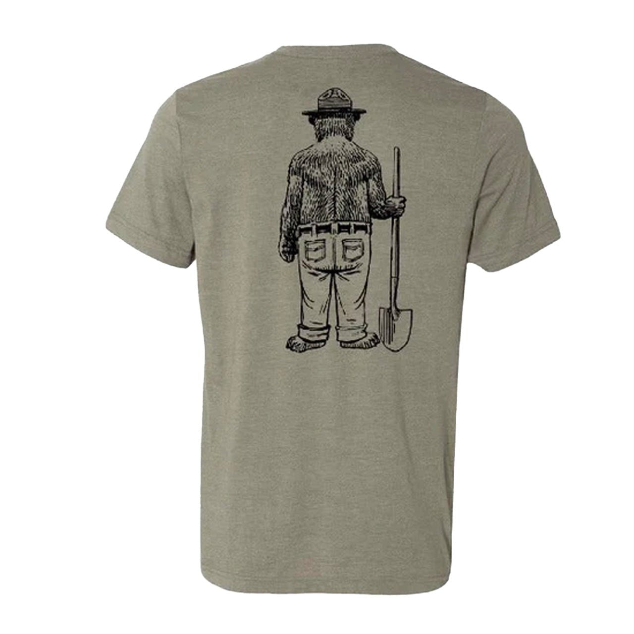 Smokey Bear Shovel Crewneck Tee (Unisex) - WYR