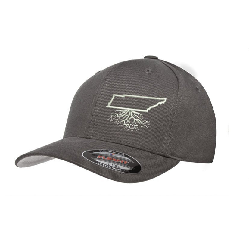 Tennessee Roots Structured Flexfit Hat - Hats