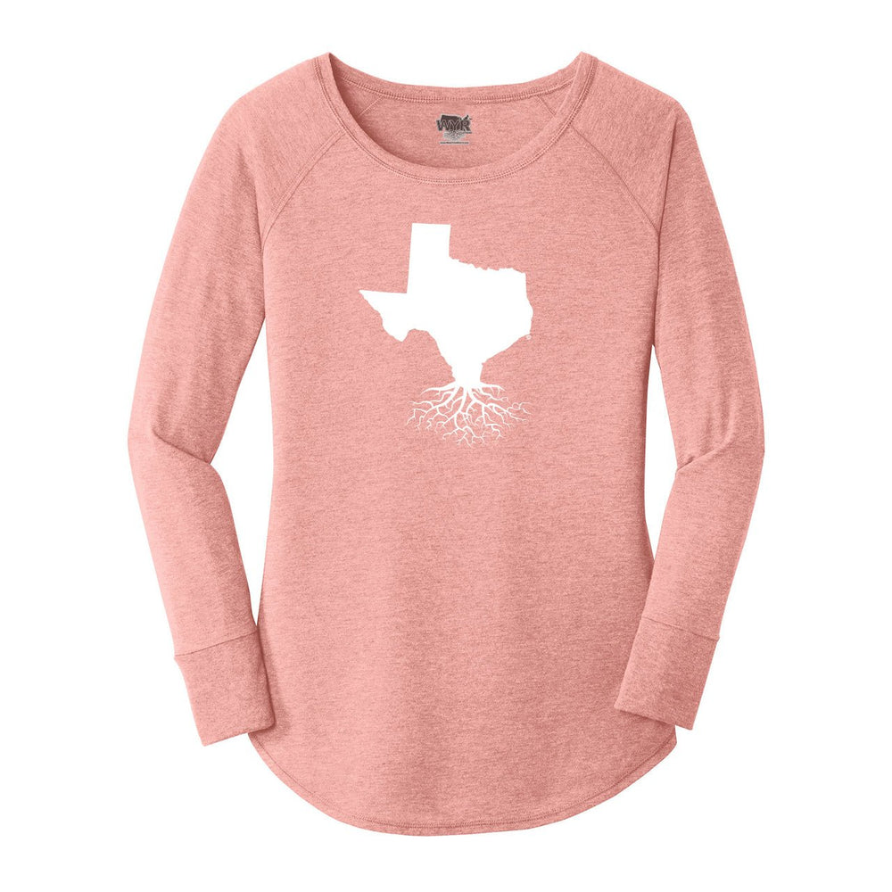 Texas Women's Long Sleeve Tunic Tee - WYR