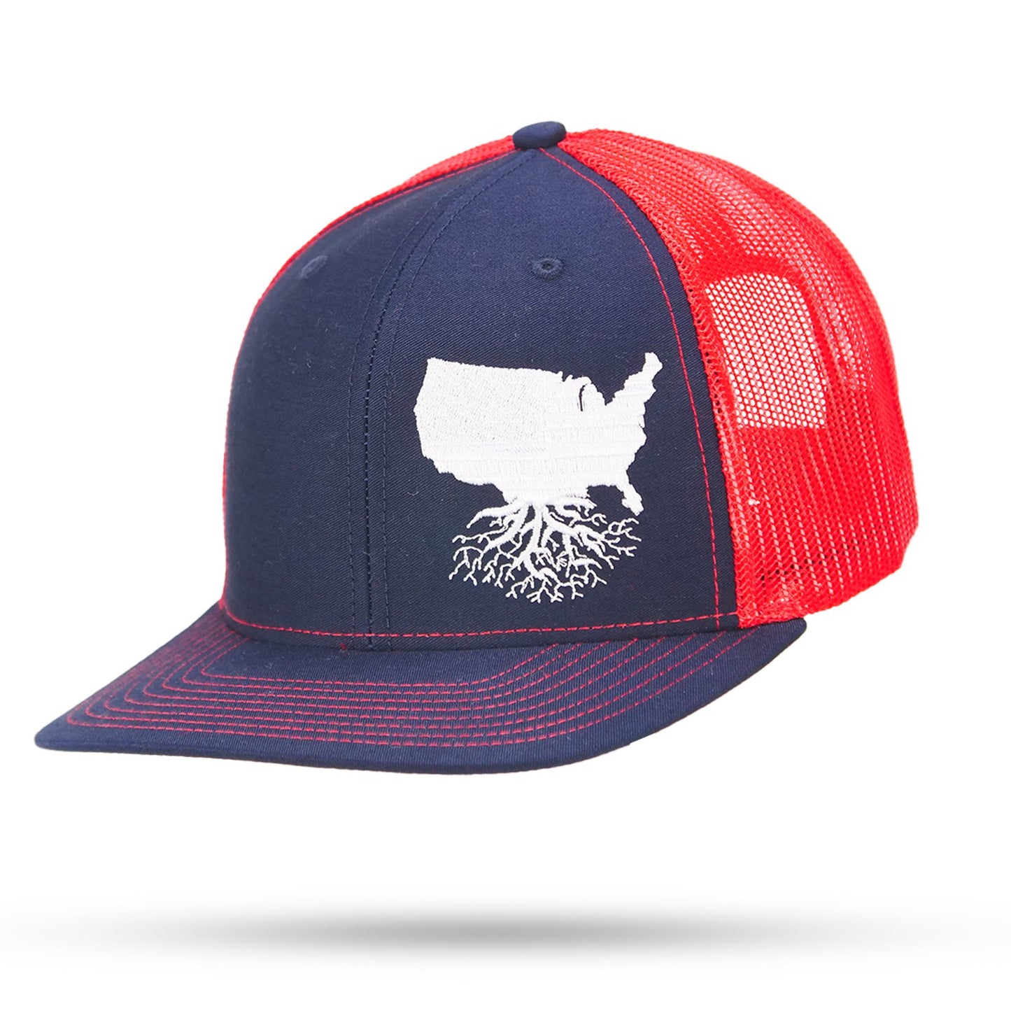 USA 4th of July Roots Snapback Trucker - WYR