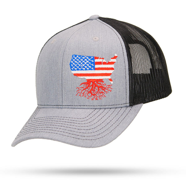 USA Snapback Trucker Hat - Show Your Roots