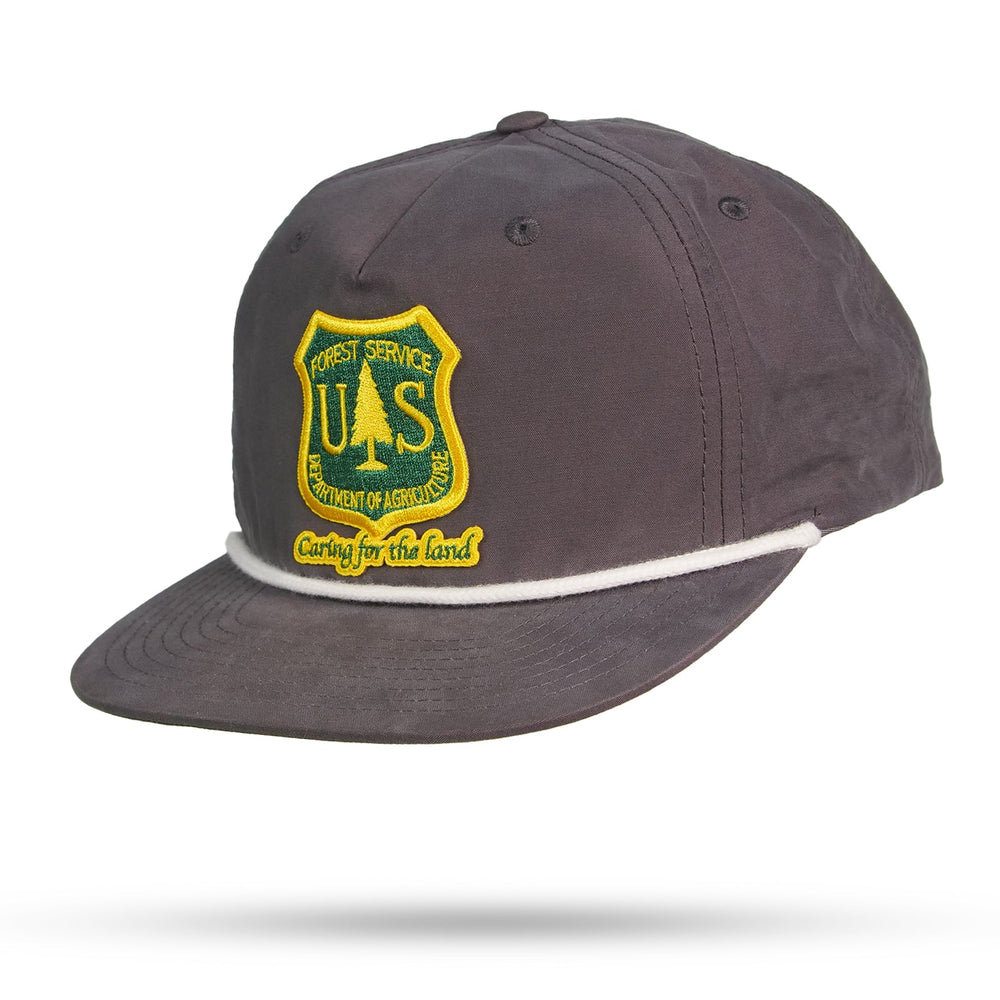 USFS Caring for the Land Rope Hat w/ Embroidered Patch - WYR