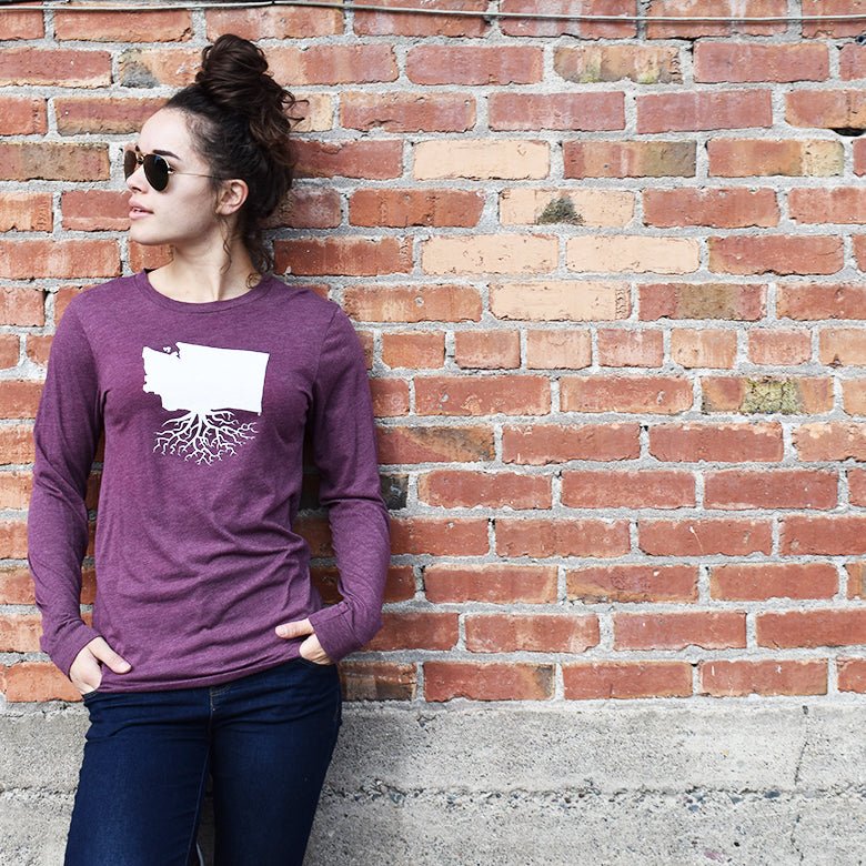 Washington Long Sleeve Crewneck Tee - T Shirts