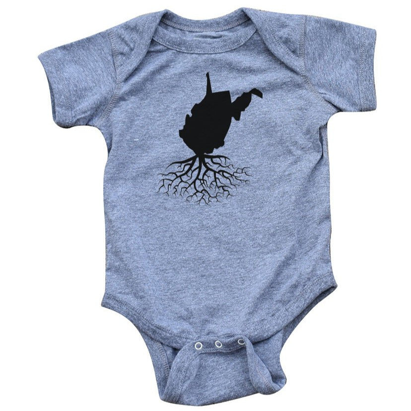 
                  
                    West Virginia Lil' Roots Onesie - Youth
                  
                