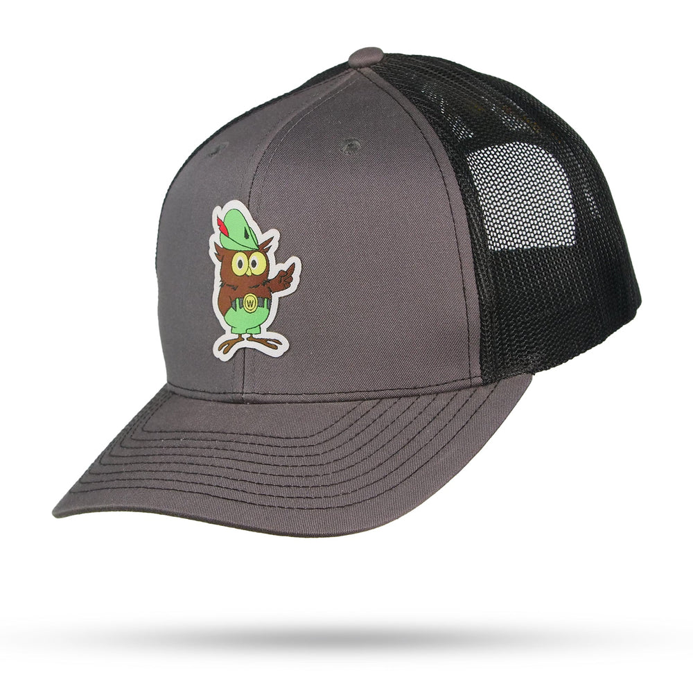 Woodsy Owl Snapback Trucker Hat