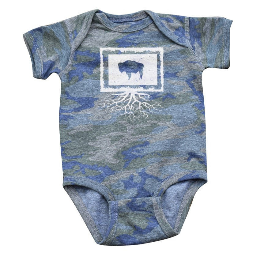 
                  
                    Wyoming Lil' Roots Onesie - Youth
                  
                