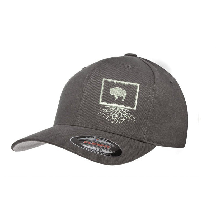 Wyoming Roots Structured Flexfit Hat - Hats