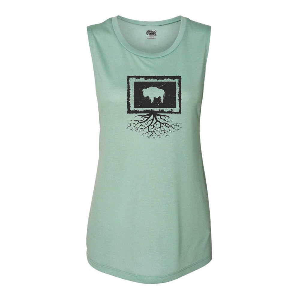 Wyoming Women's Muscle Tank - WYR